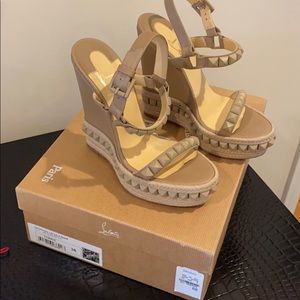 Christian Louboutin Cataclou 140 Calf wegde